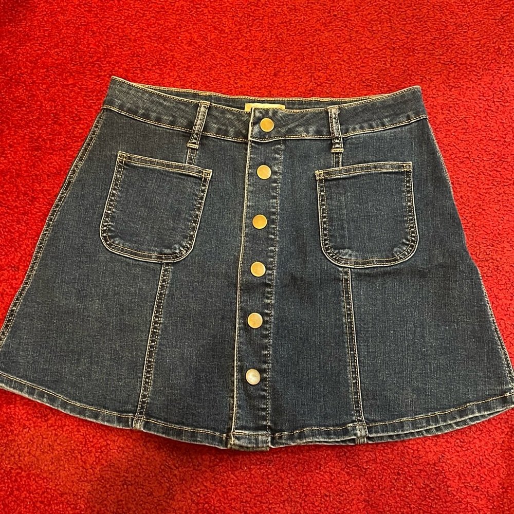 BUNDLE: 2 Altar'd State Women's Button-Up Skirts. Size small and extra small.
